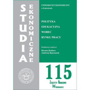 Polityka edukacyjna wobec rynku pracy. SE 115 [E-Book] [pdf]