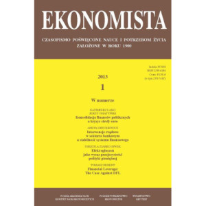 Ekonomista 2013 nr 1 [E-Book] [pdf]