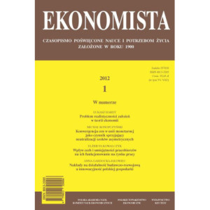 Ekonomista 2012 nr 1 [E-Book] [pdf]