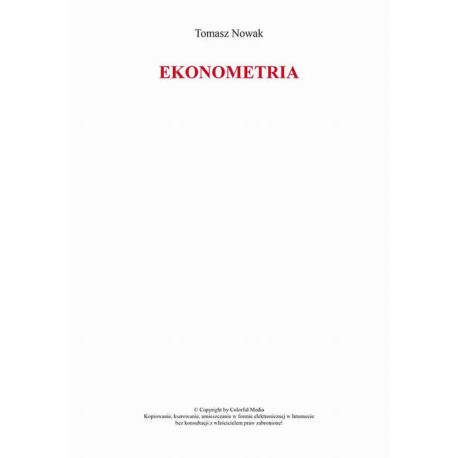 Ekonometria [E-Book] [pdf]