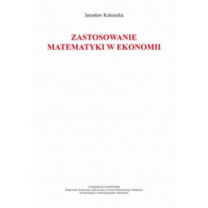 Zastosowanie matematyki w ekonomii [E-Book] [pdf]