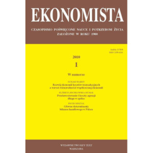 Ekonomista 2010 nr 1 [E-Book] [pdf]