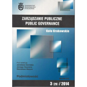 Zarządzanie Publiczne nr 3(29)/2014, Koło Krakowskie [E-Book] [pdf]