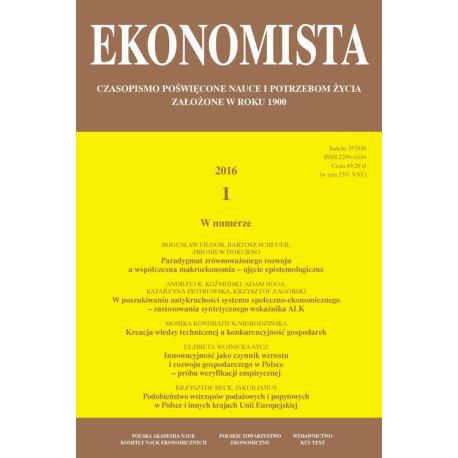 Ekonomista 2016 nr 1 [E-Book] [pdf]