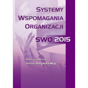Systemy wspomagania organizacji SWO'15 [E-Book] [pdf]