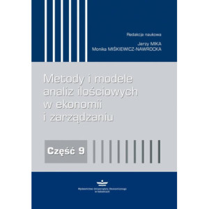 Metody i modele analiz ilościowych w ekonomii i zarządzaniu [E-Book] [pdf]