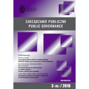 Zarządzanie Publiczne nr 3(45)/2018 [E-Book] [pdf]