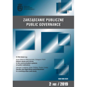 Zarządzanie Publiczne nr 2(48)/2019 [E-Book] [pdf]