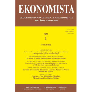 Ekonomista 2022 nr 1 [E-Book] [pdf]