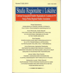 Studia Regionalne i Lokalne nr 2(52)/2013 [E-Book] [pdf]