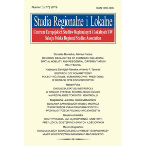 Studia Regionalne i Lokalne nr 3(77)/2019 [E-Book] [pdf]