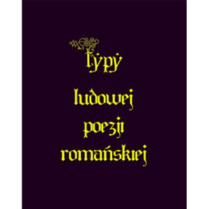 Typy ludowe poezji romańskiej [E-Book] [epub]