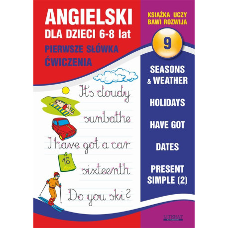 Angielski dla dzieci 9. Pierwsze słówka. Ćwiczenia.  6-8 lat [E-Book] [pdf]