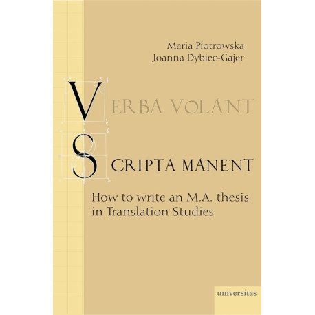 Verba volant scripta manent [E-Book] [pdf]