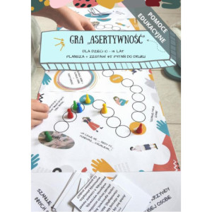 Gra planszowa "Asertywność" dla dzieci 10-14 lat (do druku). Pomoc edukacyjna [E-Book] [pdf]