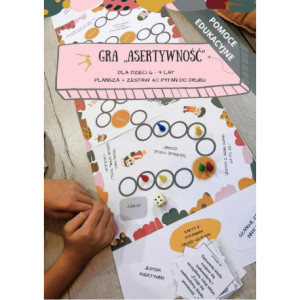 Gra planszowa "Asertywność" dla dzieci 6-9 lat (do druku). Pomoc edukacyjna [E-Book] [pdf]