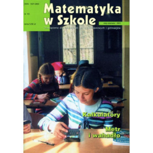 Matematyka w Szkole. Czasopismo dla nauczycieli szkół podstawowych i gimnazjów. Nr 10 [E-Book] [pdf]