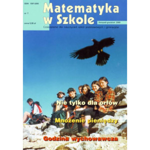 Matematyka w Szkole. Czasopismo dla nauczycieli szkół podstawowych i gimnazjów. Nr 7 [E-Book] [pdf]