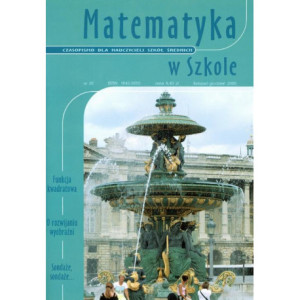 Matematyka w Szkole. Czasopismo dla nauczycieli szkół średnich. Nr 20 [E-Book] [pdf]
