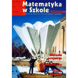 Matematyka w Szkole. Czasopismo dla nauczycieli szkół podstawowych i gimnazjów. Nr 17 [E-Book] [pdf]