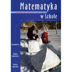 Matematyka w Szkole. Czasopismo dla nauczycieli szkół średnich. Nr 15 [E-Book] [pdf]