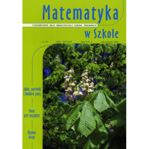 Matematyka w Szkole. Czasopismo dla nauczycieli szkół średnich. Nr 18 [E-Book] [pdf]