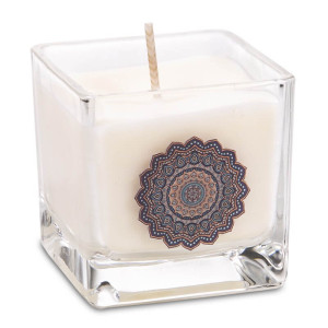 Ekologiczna świeca zapachowa z wosku rzepakowego - Mandala