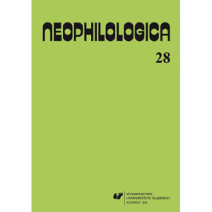 „Neophilologica” 2016. Vol. 28 [E-Book] [pdf]