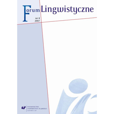 „Forum Lingwistyczne” 2017, nr 4 [E-Book] [pdf]