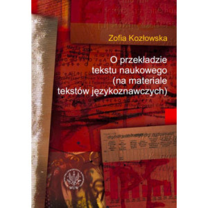 O przekładzie tekstu naukowego [E-Book] [pdf]