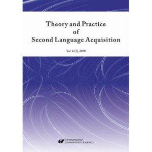 „Theory and Practice of Second Language Acquisition” 2018. Vol. 4 (1) [E-Book] [pdf]
