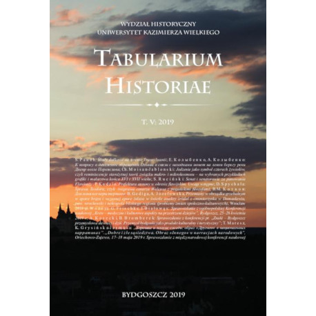 Tabularium Historiae T. V 2019 [E-Book] [pdf]