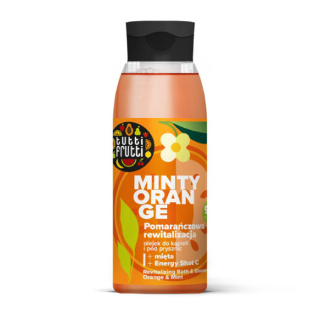 FARMONA Tutti Frutti Olejek do kąpieli i pod prysznic MINTY ORANGE Pomarańczowa Rewitalizacja 400 ml
