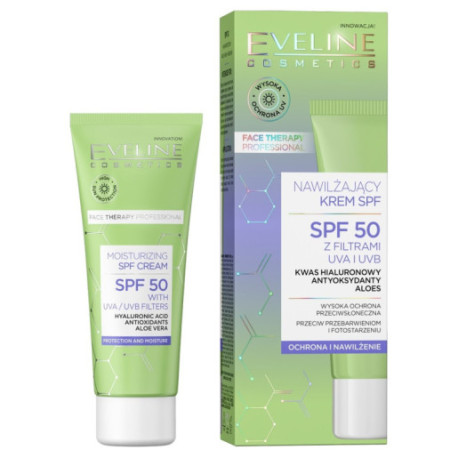 EVELINE Face Therapy Professional Nawilżający krem SPF 50 30 ml