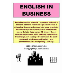 English in business. Słownik i leksykon biznesu angielsko-polski [E-Book] [pdf]