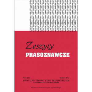 Zeszyty Prasoznawcze Nr 4 (212) 2012 [E-Book] [pdf]