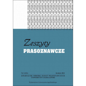 Zeszyty Prasoznawcze Nr 3 (211) 2012 [E-Book] [pdf]