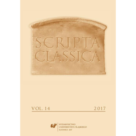 „Scripta Classica" 2017. Vol. 14 [E-Book] [pdf]