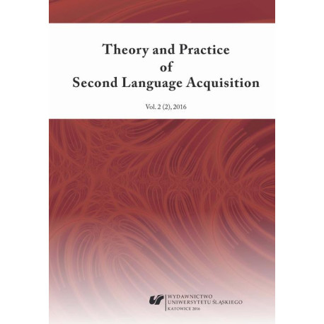 „Theory and Practice of Second Language Acquisition” 2016. Vol. 2 (2) [E-Book] [pdf]