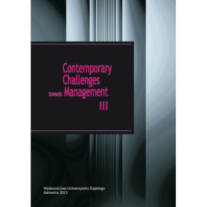 Contemporary Challenges towards Management III [E-Book] [pdf]