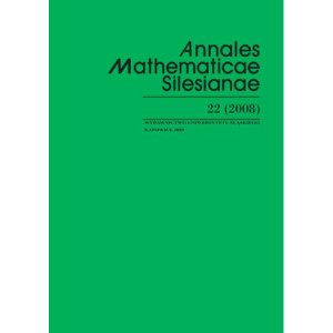 Annales Mathematicae Silesianae. T. 22 (2008) [E-Book] [pdf]