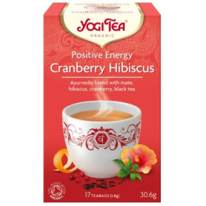 Yogi Tea Herbata Cranberry Hibiscus Bio 17X1,8 G
