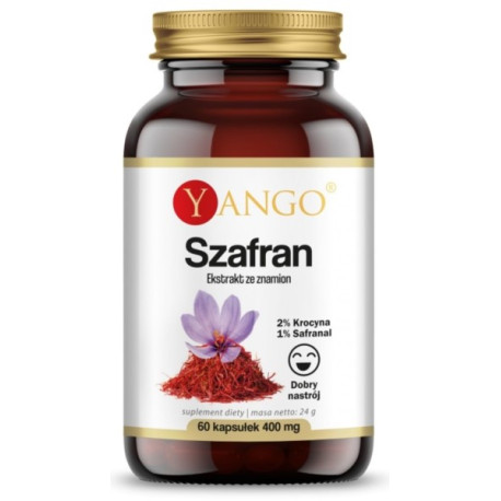 Yango Szafran 400 mg 60 kapsułek