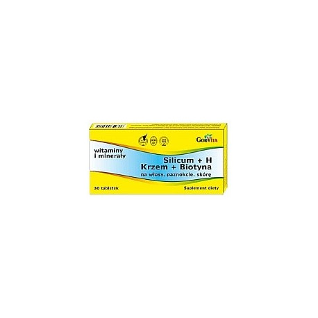 Gorvita Silicum H Krzem Biotyna 30 Tabl.