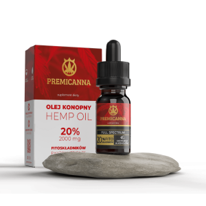Certyfikowany Olejek CBD 20% PLUS 4% CBG - olejek konopny 2000 mg