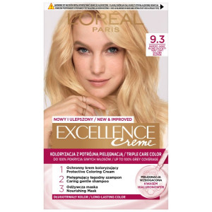 Loreal Excellence Creme Krem koloryzujący 9.3 bardzo jasny blond złocisty