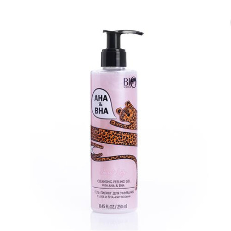 Bio World Secret Life Żel do mycia twarzy z kwasami AHA i BHA, 250 ml