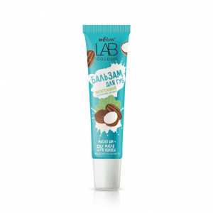 Belita LAB colour, Balsam Ochronny do ust z masłem shea i olejem kokosowym (5%), 15 ml