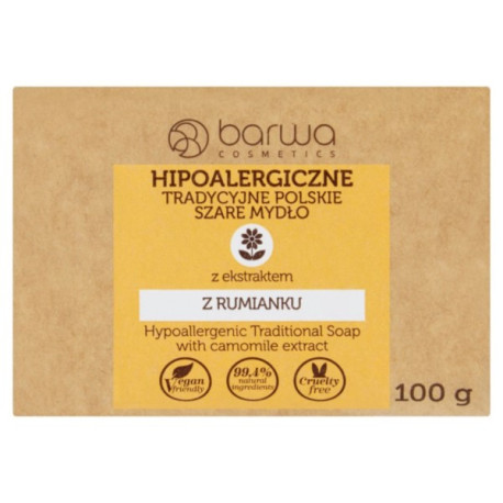 Barwa Mydło hipoalergiczne z rumianku szare 100 g