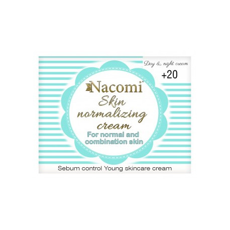 Nacomi Krem Normalizujący 20+ 50Ml